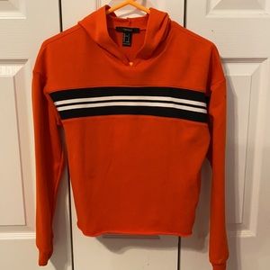 Forever 21 Cropped Pullover Hoodie